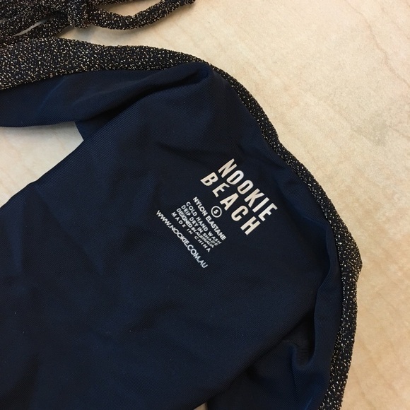 NOOKIE BEACH Metallic String Bikini Set Size S - Picture 5 of 5